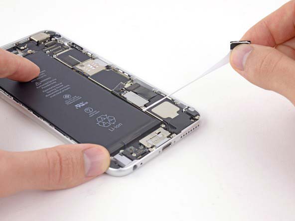  جداسازی اولین چسب نگهدارنده باتری ایفون6 پلاس