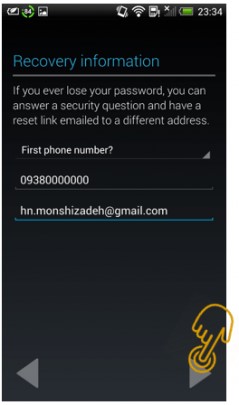 صفحه ورود شماره تماس رای بازیابی رمز جیمیل در مواقع فراموشی