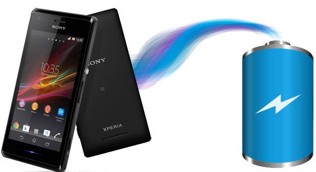 بررسی باتری سونی Sony Xperia M