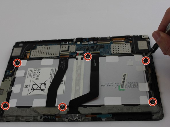 مرحله 3تعویض باتری تبلت Samsung Galaxy Tab Note 10.1