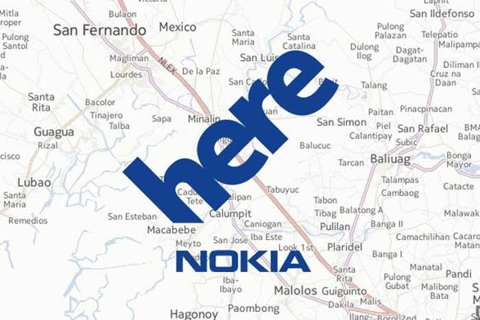 پلتفرم مسیریابی Nokia Here